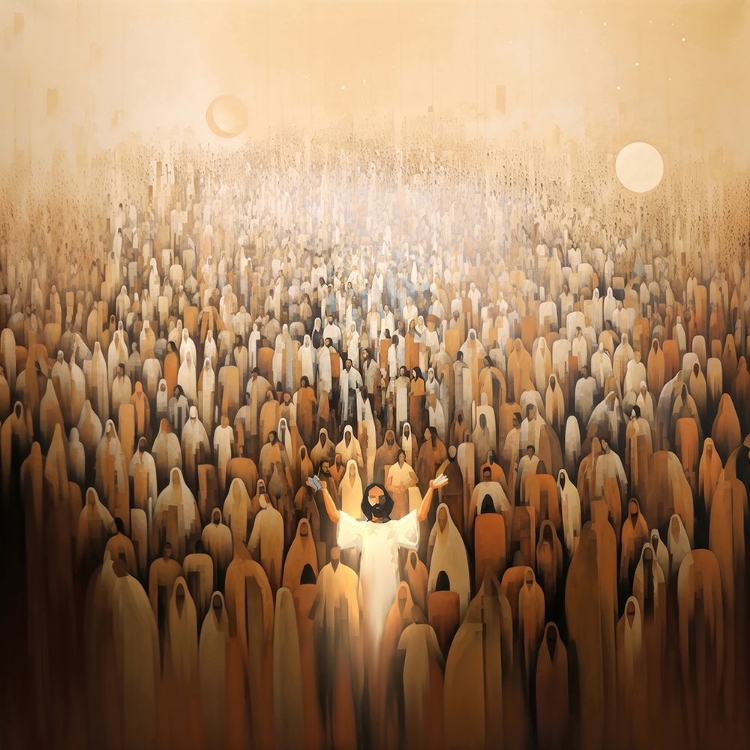 Picture of JESUS FEEDS THE MULTITUDE