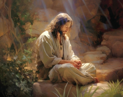 Picture of THY WILL BE DONE - JESUS PRAYING