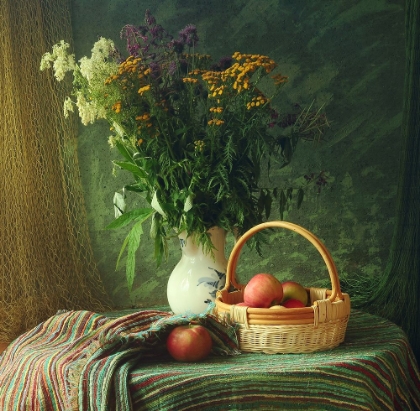 Picture of FLOWERS AND APPLES