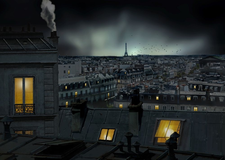 Picture of ROOFS OF PARIS