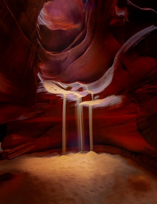 Picture of SANDFALL IN ANTELOPE CANYON QE??CANDFRAC34?EDMQ