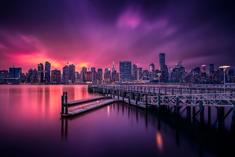 Picture of MANHATTAN SUNSET - NEW YORK