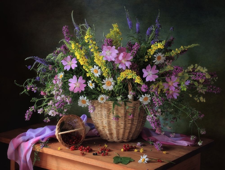 Picture of STILL LIFE WITH MEADOW FLOWERS