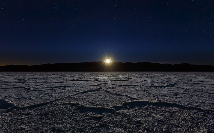 Picture of MOONSET AT DEATH VALLEY