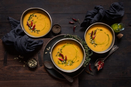 Picture of LEEK AND PUMPKIN SPICY SOUP