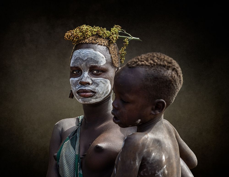 Picture of SURMA YOUNG WOMAN PORTRAIT