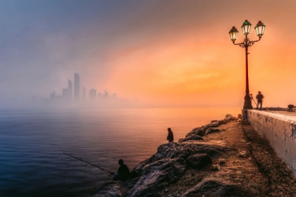 Picture of ABU DHABI CITYSCAPE - FOGGY MORNING