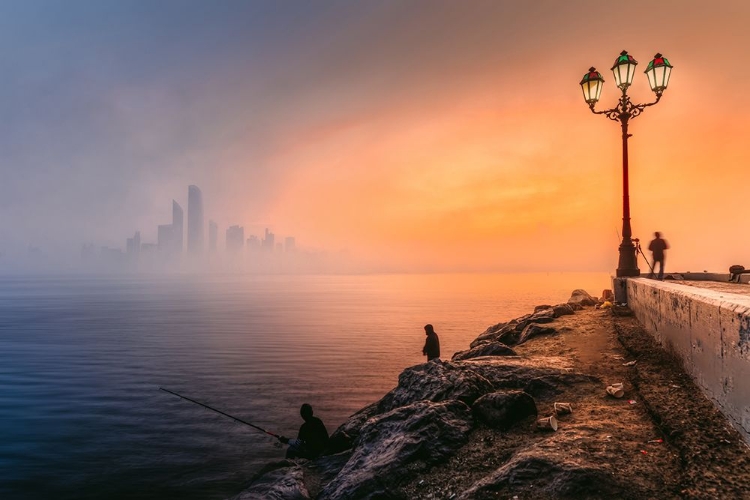 Picture of ABU DHABI CITYSCAPE - FOGGY MORNING