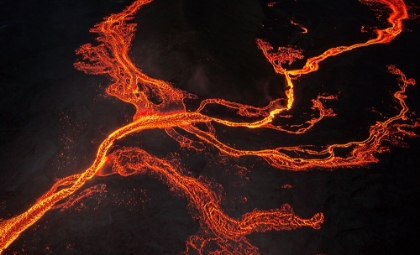 Picture of LAVA RIVER ABSTRACT