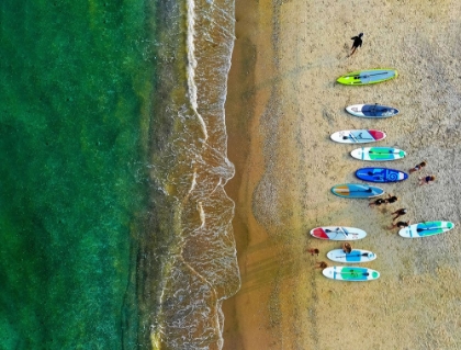 Picture of EARLY MORNING BEACH ACTIVITIES.