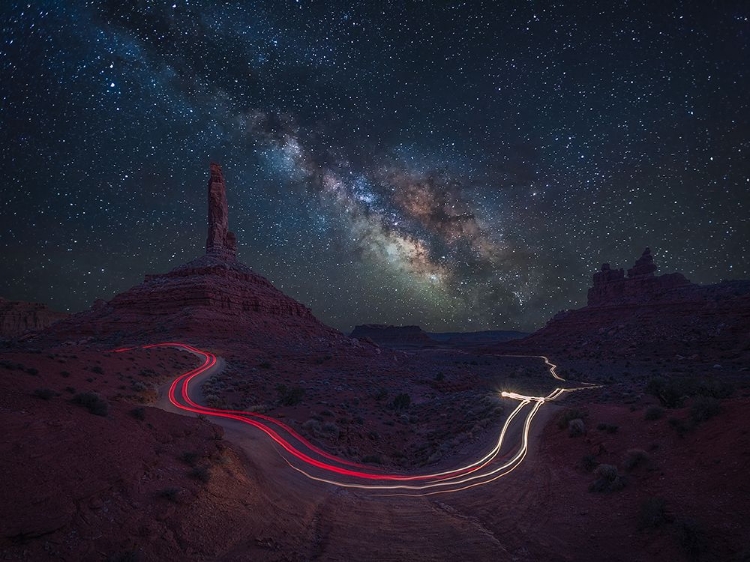 Picture of STARRY NIGHT IN THE RED VALLEY