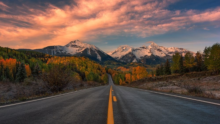 Picture of EPIC AUTUMN DRIVING ROAD IN COLORADO