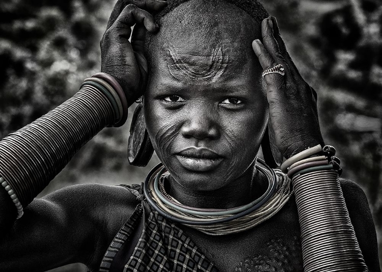 Picture of SURMI TRIBE WOMAN - ETHIOPIA