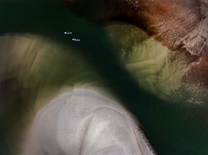 Picture of PADDLING IN A SANDY RIVER