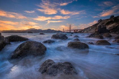 Picture of GOLDEN GATE BRIDGE SUNSET