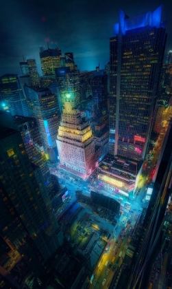 Picture of TIME SQUARE INTO THE SPIDER-VERSE