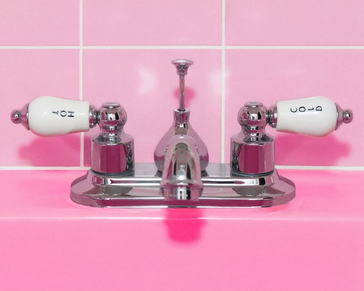 Picture of RETRO PINK SINK FAUCET