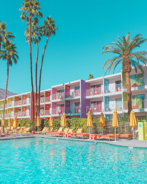 Picture of SAGUARO HOTEL POOLSIDE IN PALM SPRINGS