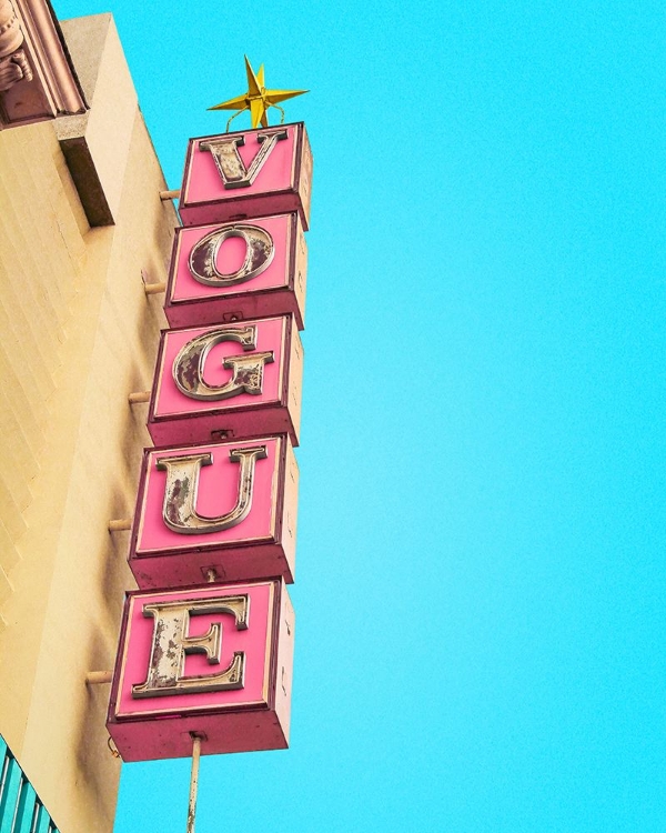 Picture of VOGUE THEATRE SIGN IN HOLLYWOOD