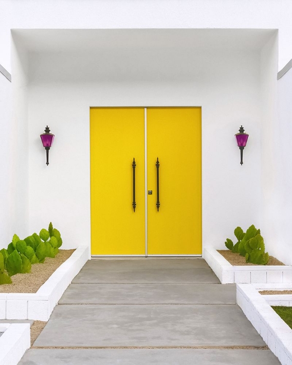 Picture of YELLOW DOORS IN PALM SPRINGS