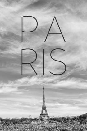 Picture of PARIS EIFFEL TOWER | TEXT A SKYLINE