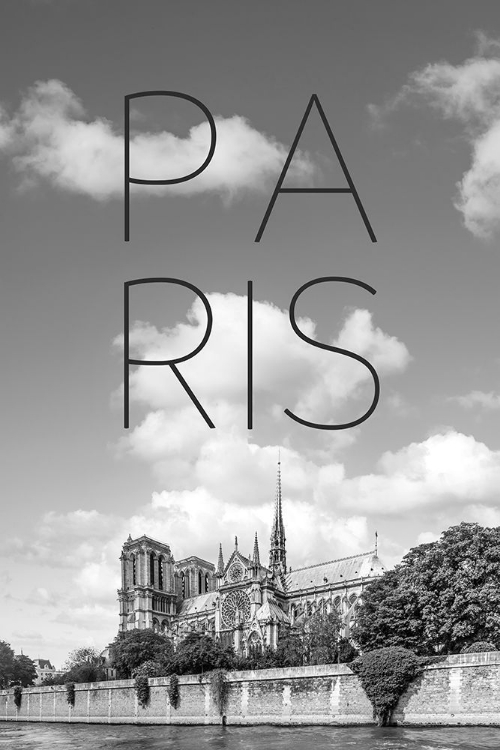 Picture of PARIS CATHEDRAL NOTRE-DAME | TEXT A SKYLINE