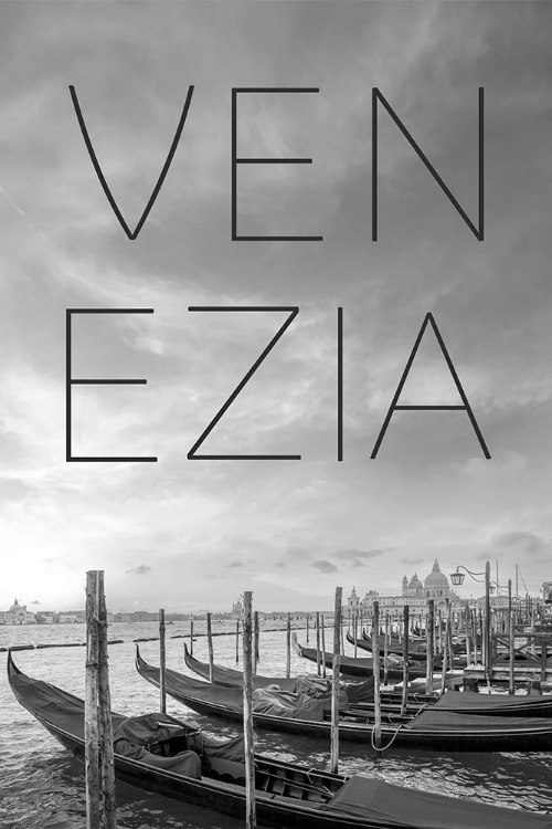 Picture of VENICE GONDOLAS A SANTA MARIA DELLA SALUTE | TEXT A SKYLINE