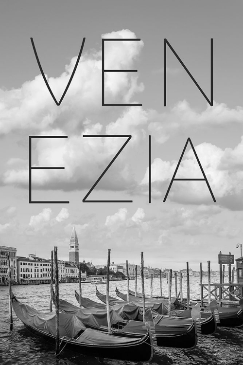 Picture of VENICE GRAND CANAL AND ST MARKS CAMPANILE | TEXT A SKYLINE