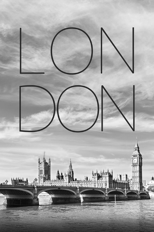 Picture of LONDON WESTMINSTER BRIDGE | TEXT A SKYLINE