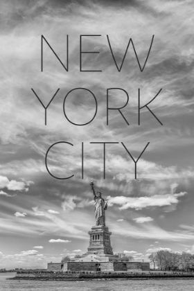 Picture of NYC STATUE OF LIBERTY | TEXT A SKYLINE