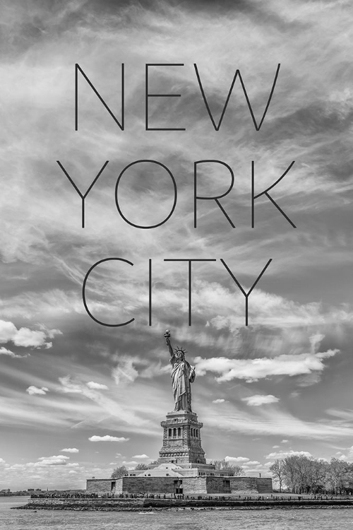 Picture of NYC STATUE OF LIBERTY | TEXT A SKYLINE