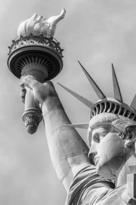 Picture of NEW YORK CITY MONOCHROME STATUE OF LIBERTY