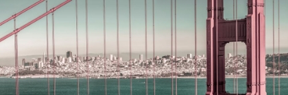 Picture of GOLDEN GATE BRIDGE PANORAMA | URBAN VINTAGE STYLE