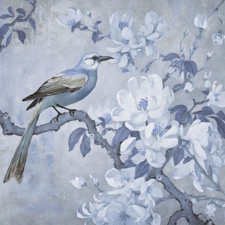 Picture of SPRING BIRD ROMANCE BLUE