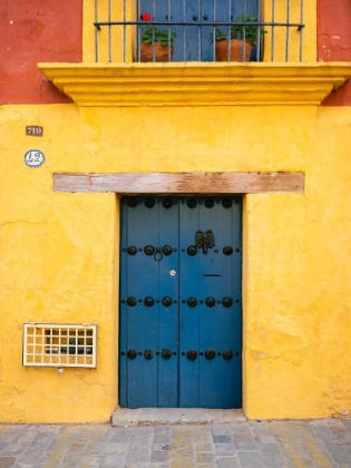 Picture of BLUE AND YELLOW | OAXACA MEXICO