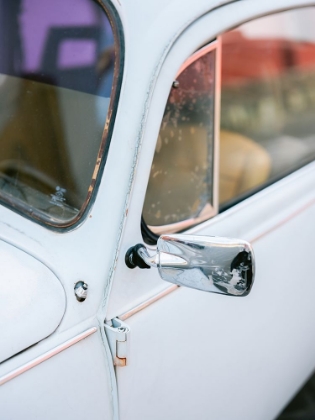 Picture of PASTEL VOLSKWAGEN BEETLE IN THE STREETS OF OAXACA MEXICO