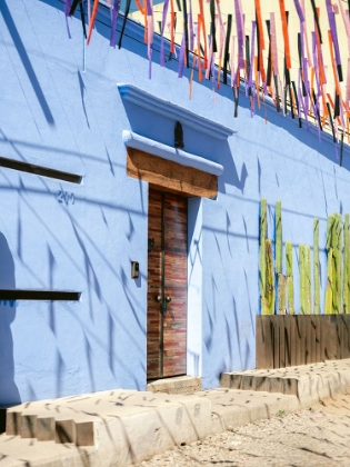 Picture of OAXACAN DOOR - COLORFUL TRAVEL PHOTOGRAPHY MEXICO