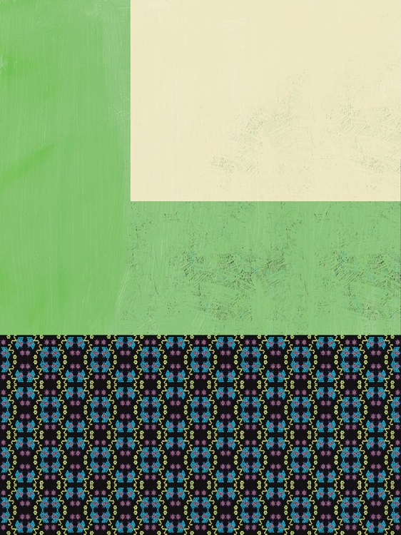 Picture of PASTEL GREEN AND NYONYA PATTERN COLLAGE