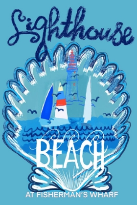 Picture of LIGHTHOUSE BEACH POSTER 2