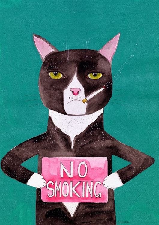 Picture of SMOKING CAT