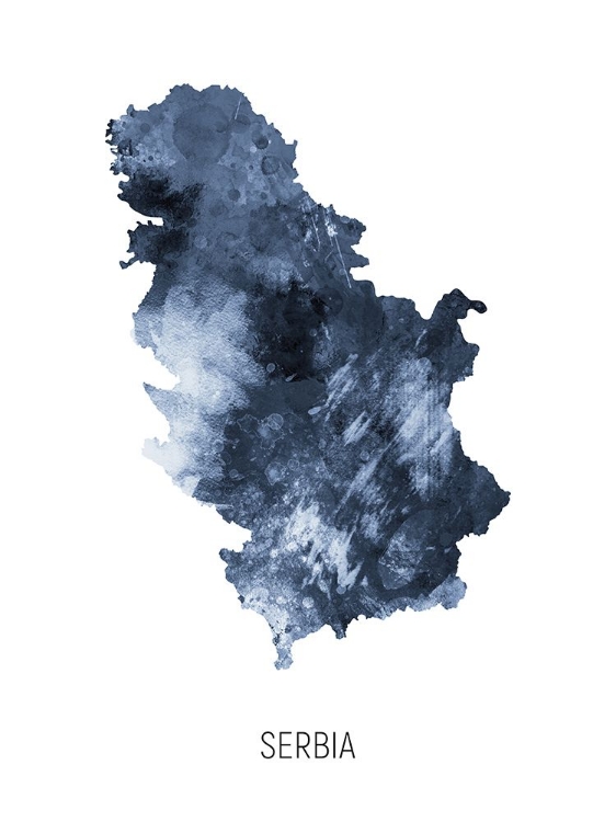 Picture of SERBIA WATERCOLOR MAP