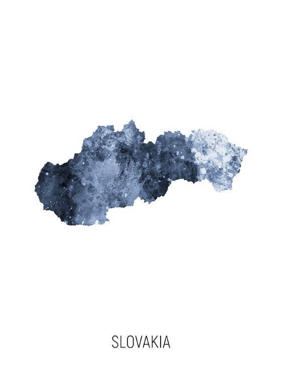 Picture of SLOVAKIA WATERCOLOR MAP