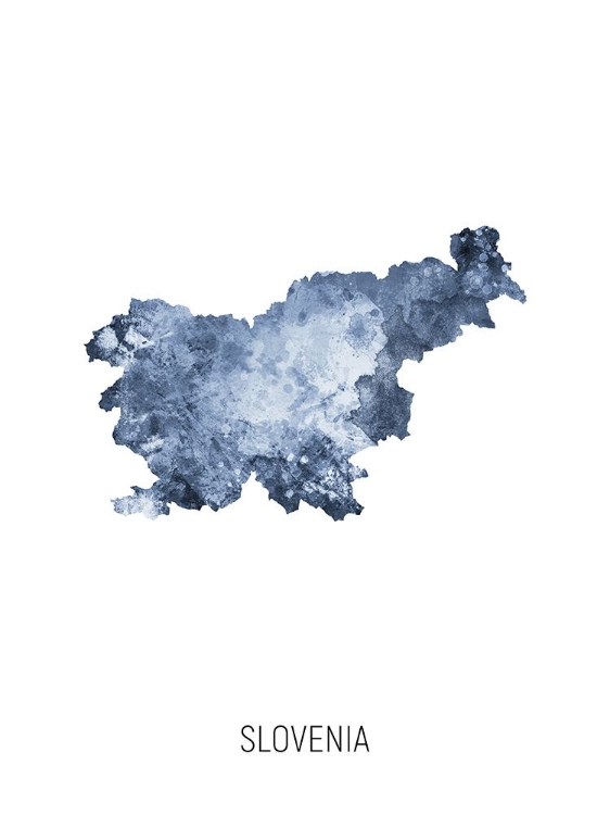 Picture of SLOVENIA WATERCOLOR MAP