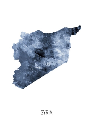 Picture of SYRIA WATERCOLOR MAP