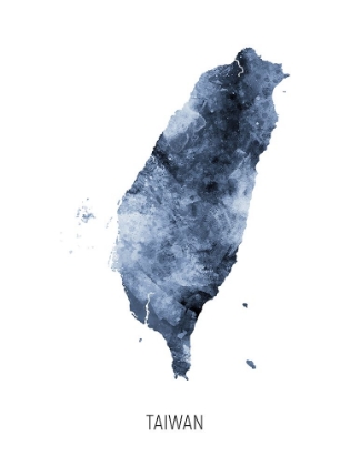 Picture of TAIWAN WATERCOLOR MAP