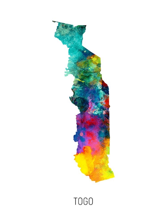 Picture of TOGO WATERCOLOR MAP