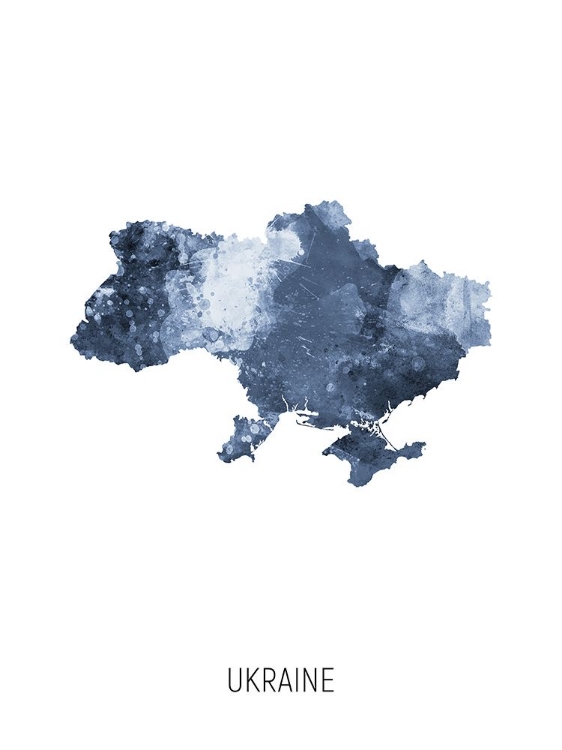 Picture of UKRAINE WATERCOLOR MAP