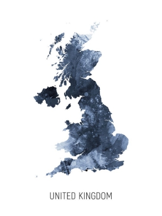 Picture of UNITED KINGDOM WATERCOLOR MAP