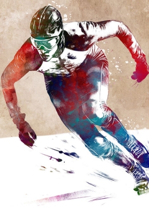 Picture of SPEED SKATING SPORT ART