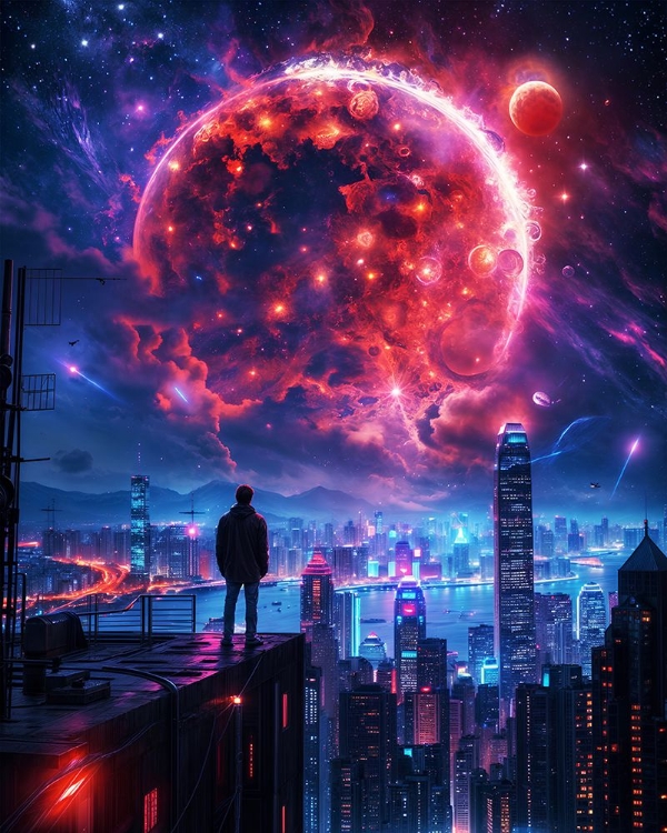 Picture of COSMIC CITYSCAPE